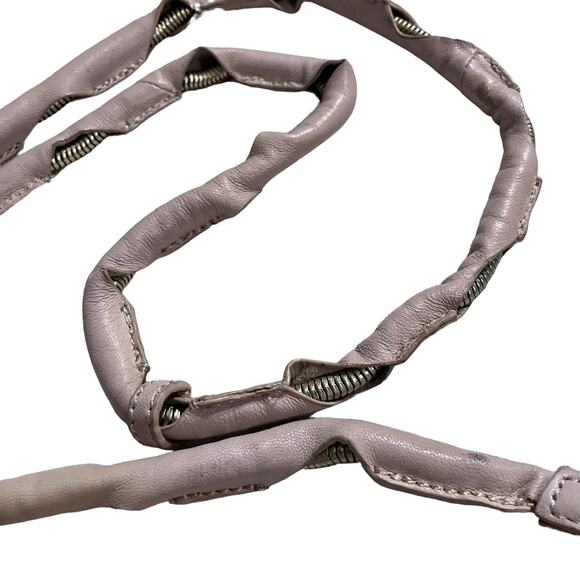 Pour la Victoire Purse Black Cream Leather Crossbody Handbag Retro Casual - Picture 14 of 14